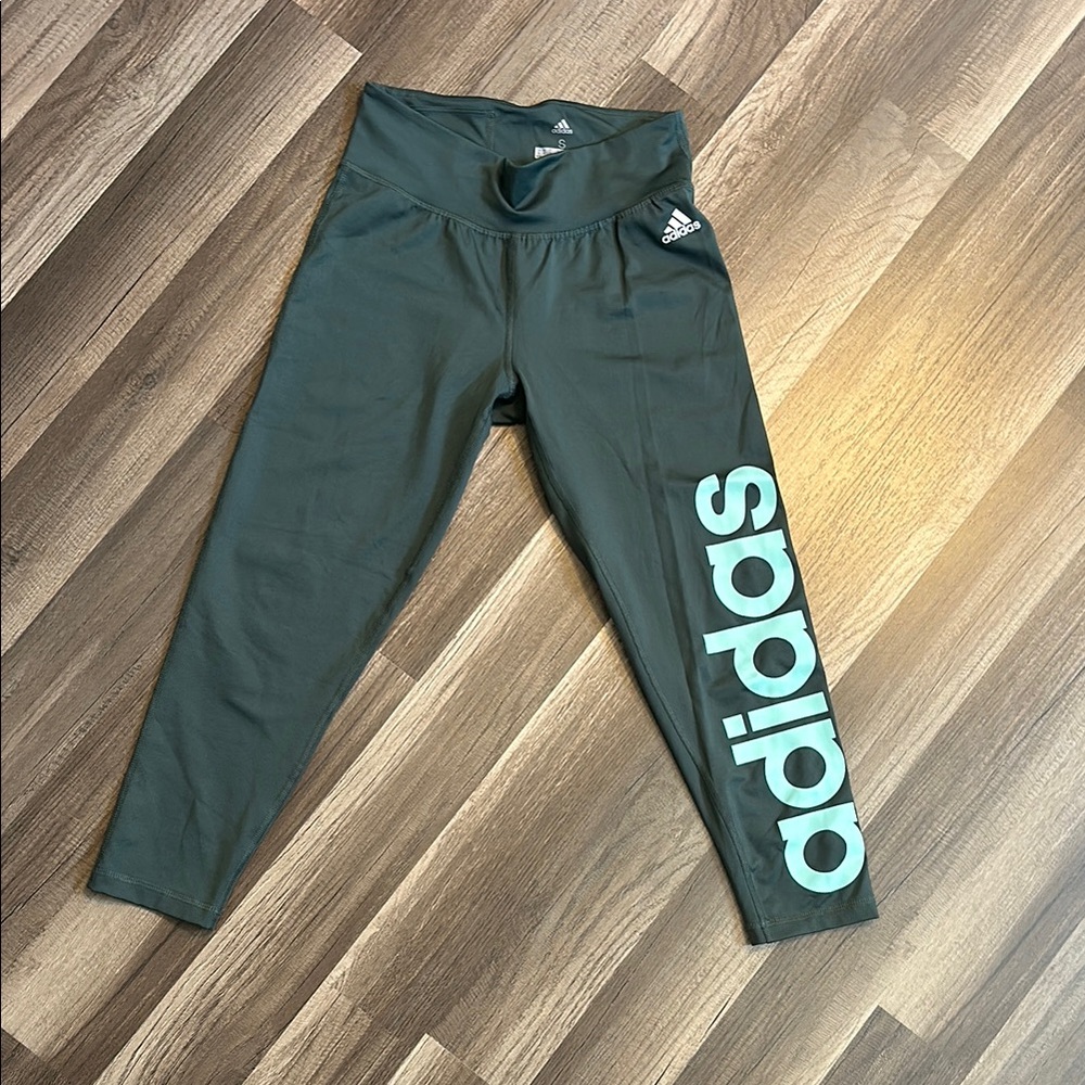 Adidas Green Leggings